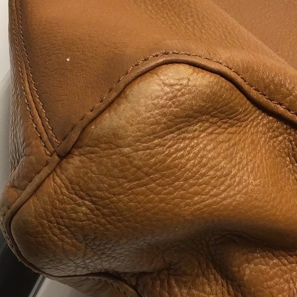 Michael Kors Tan Leather Shoulder Bag - Picture 7 of 11